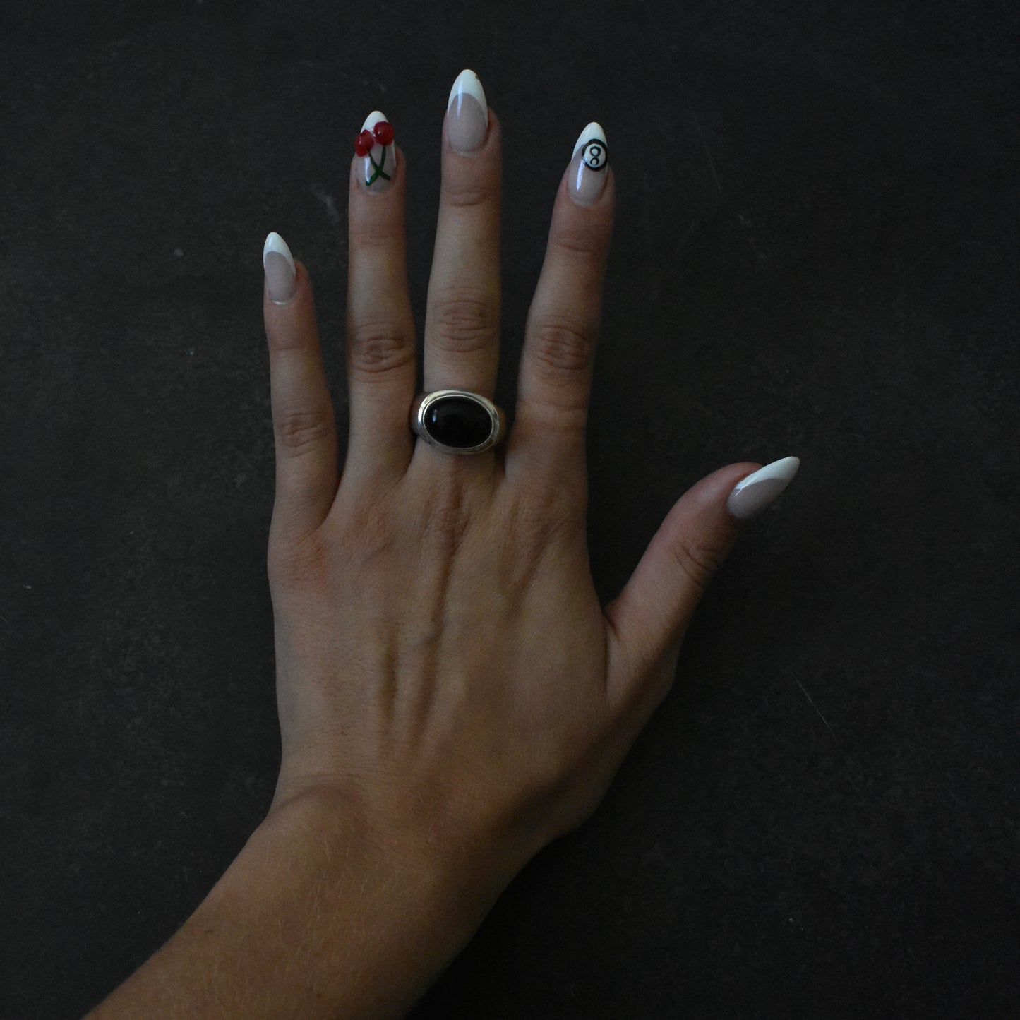 Vintage Onyx Cigar Ring