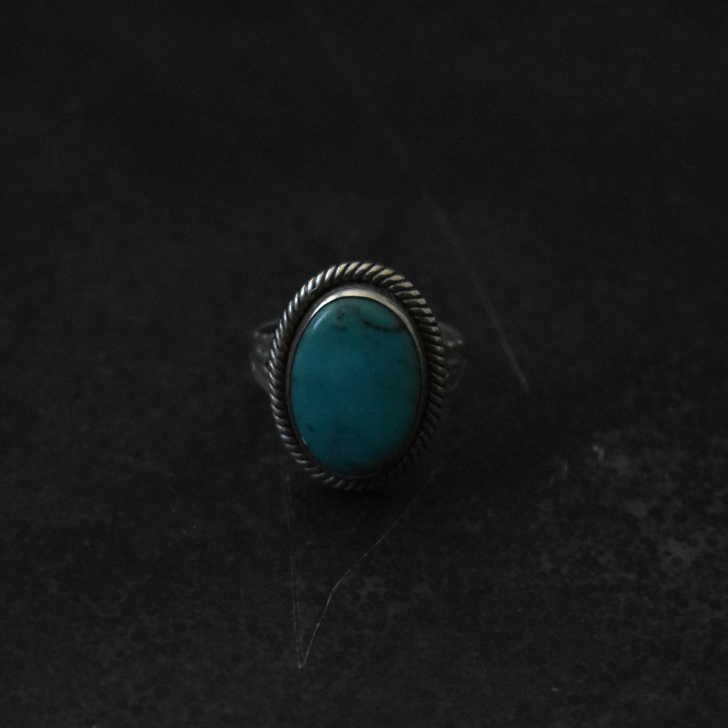 Navajo Oval Turquoise Ring