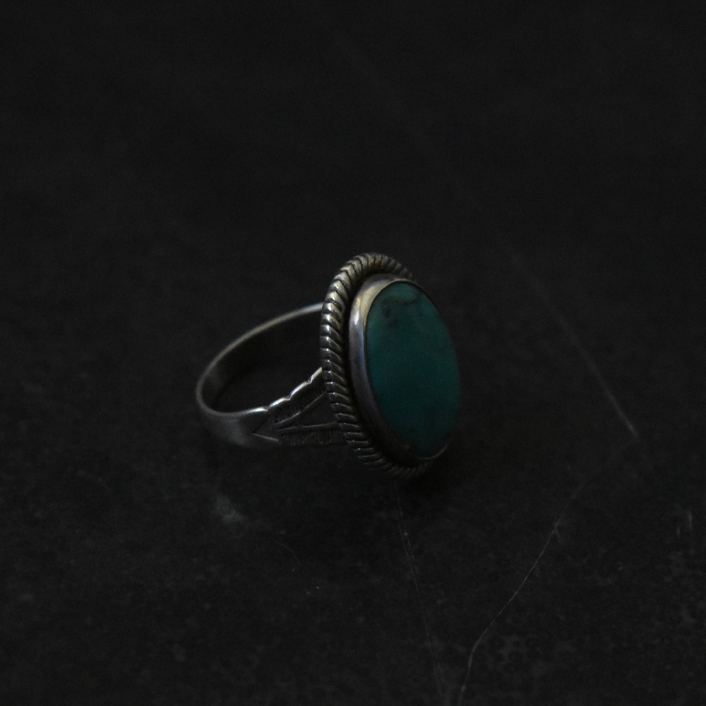 Navajo Oval Turquoise Ring