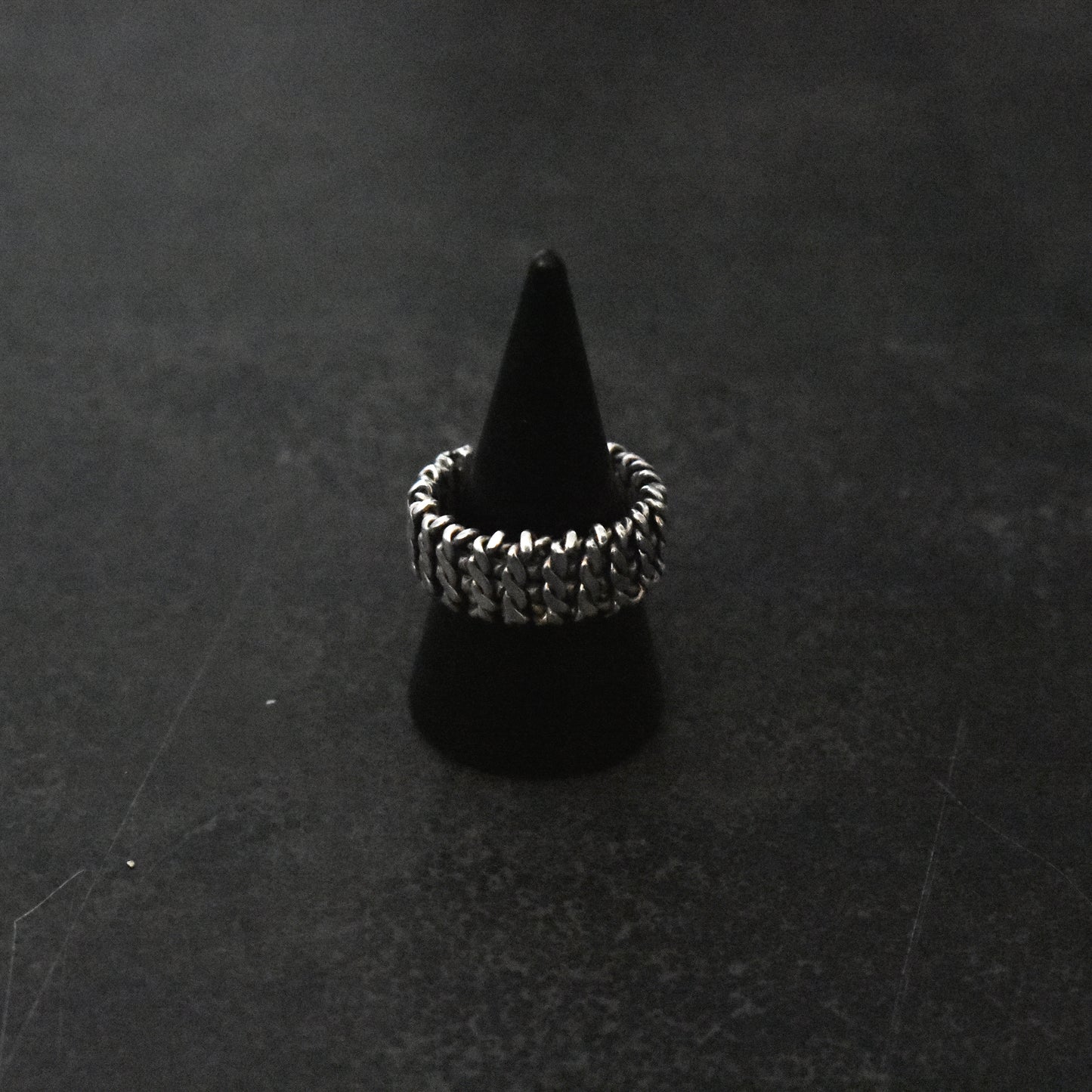 90s Wide Chain Link Band Ring