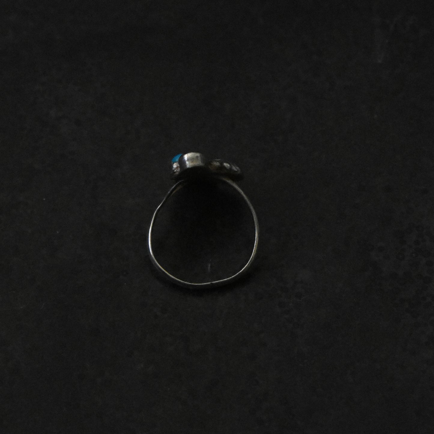 Vintage Southwestern Feather Turquoise Ring