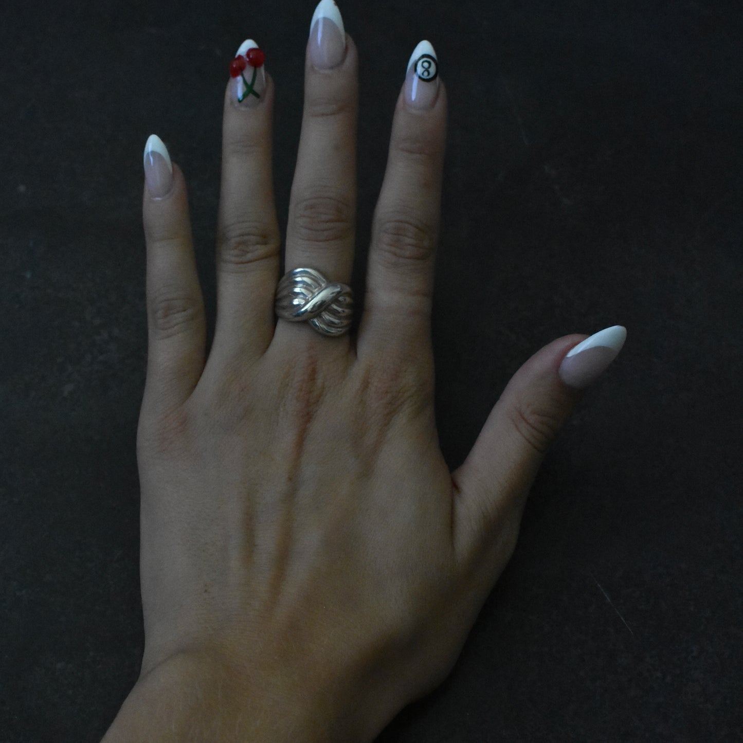 Vintage Twist Of Eternity Ring