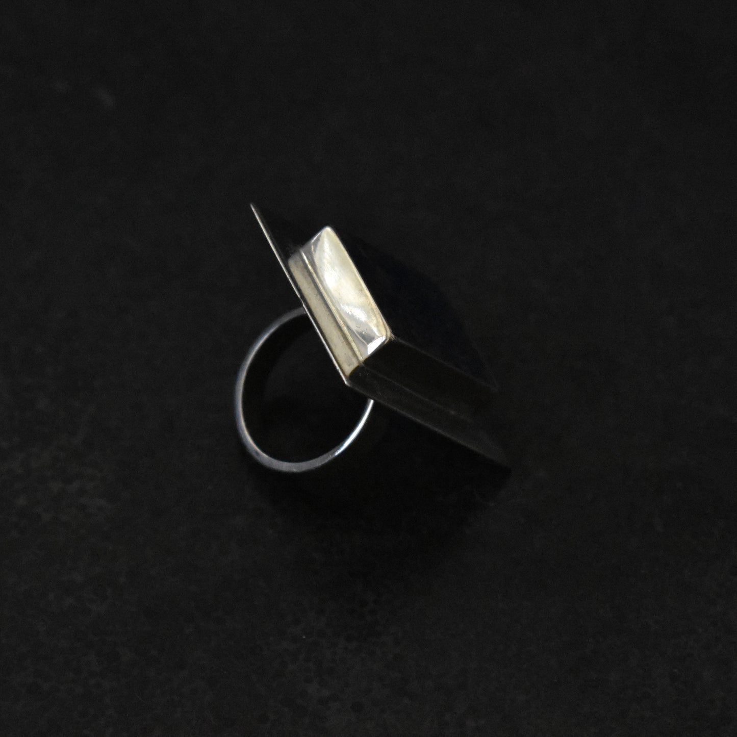 Modernist Lapis Cocktail Ring