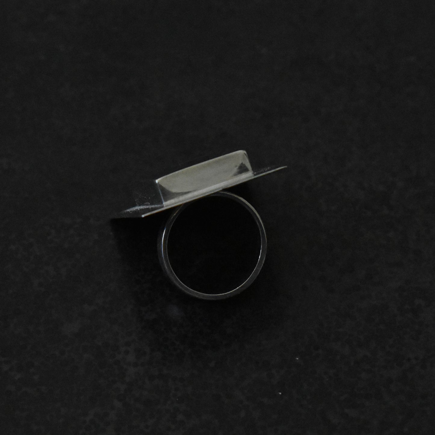 Modernist Lapis Cocktail Ring