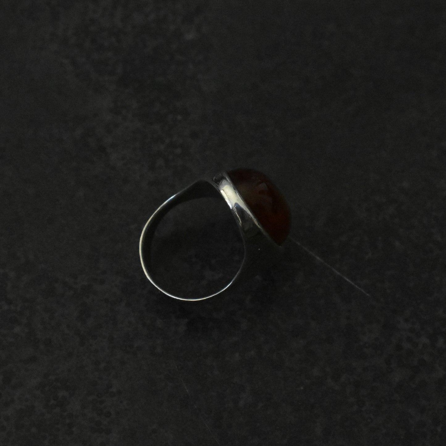 Vintage Amber Cocktail Ring
