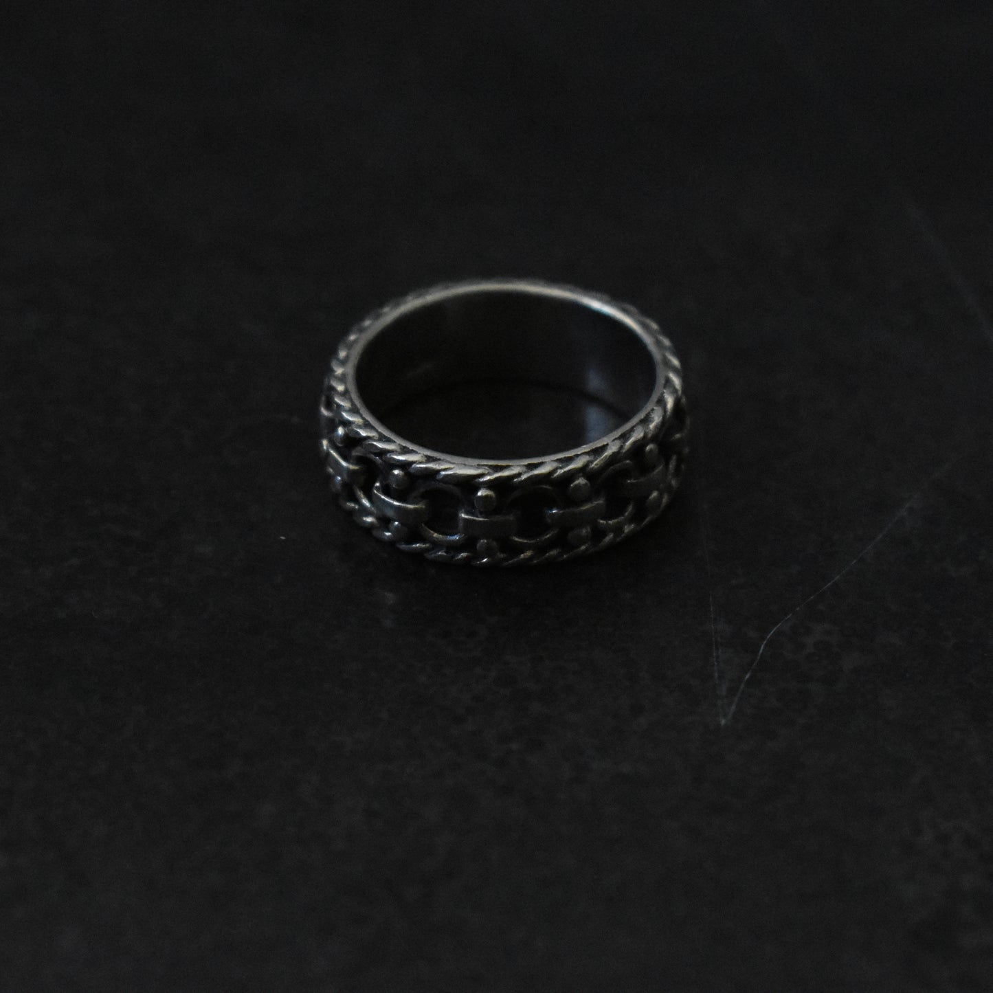 Vintage Chain Link Band Ring