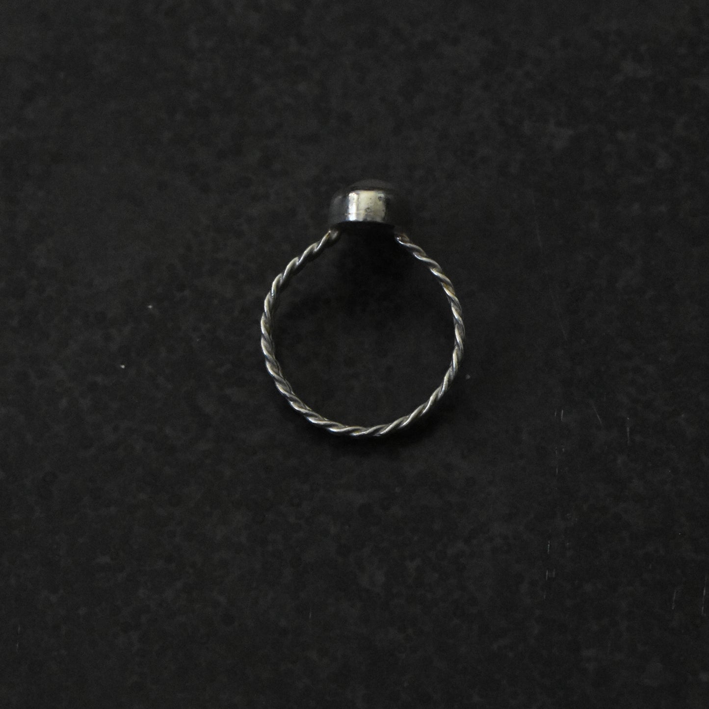 Vintage Elongated Moonstone Ring