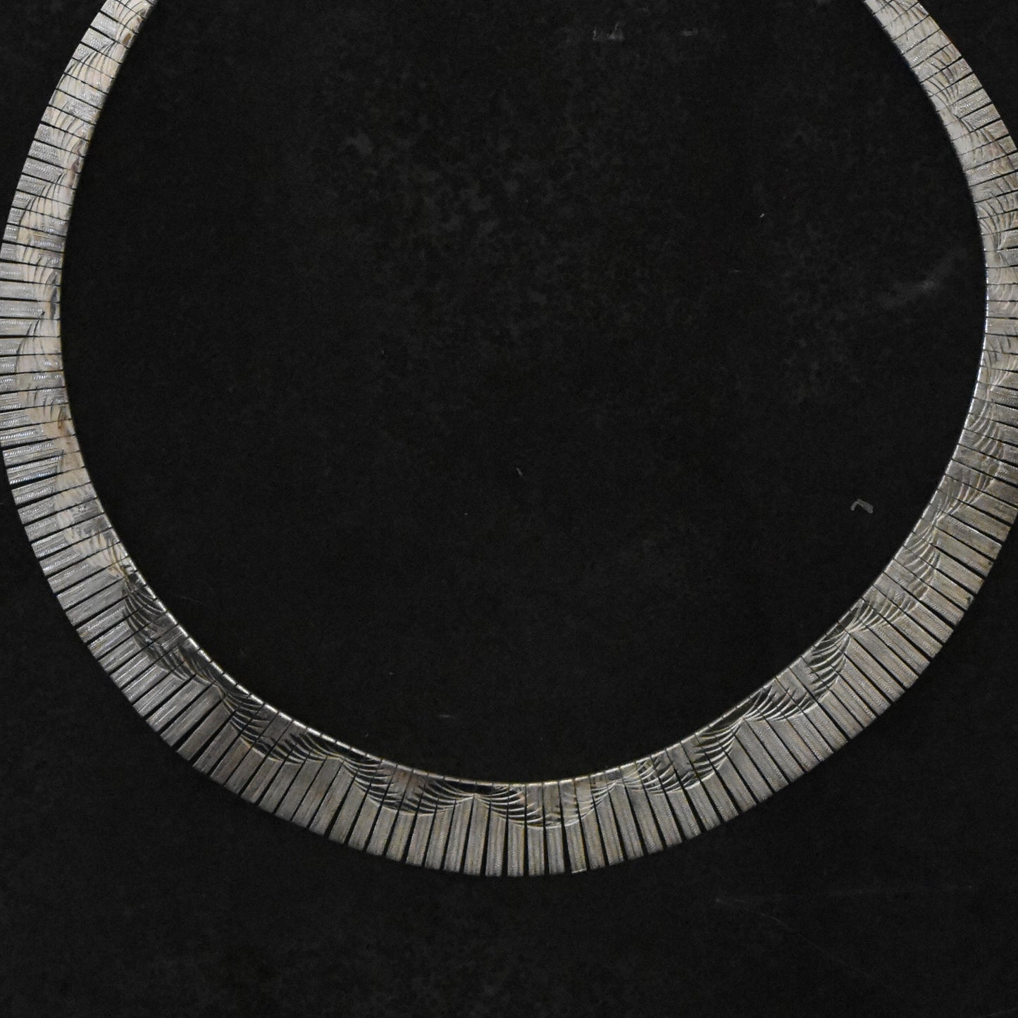 Vintage Milor Etched Collar Necklace