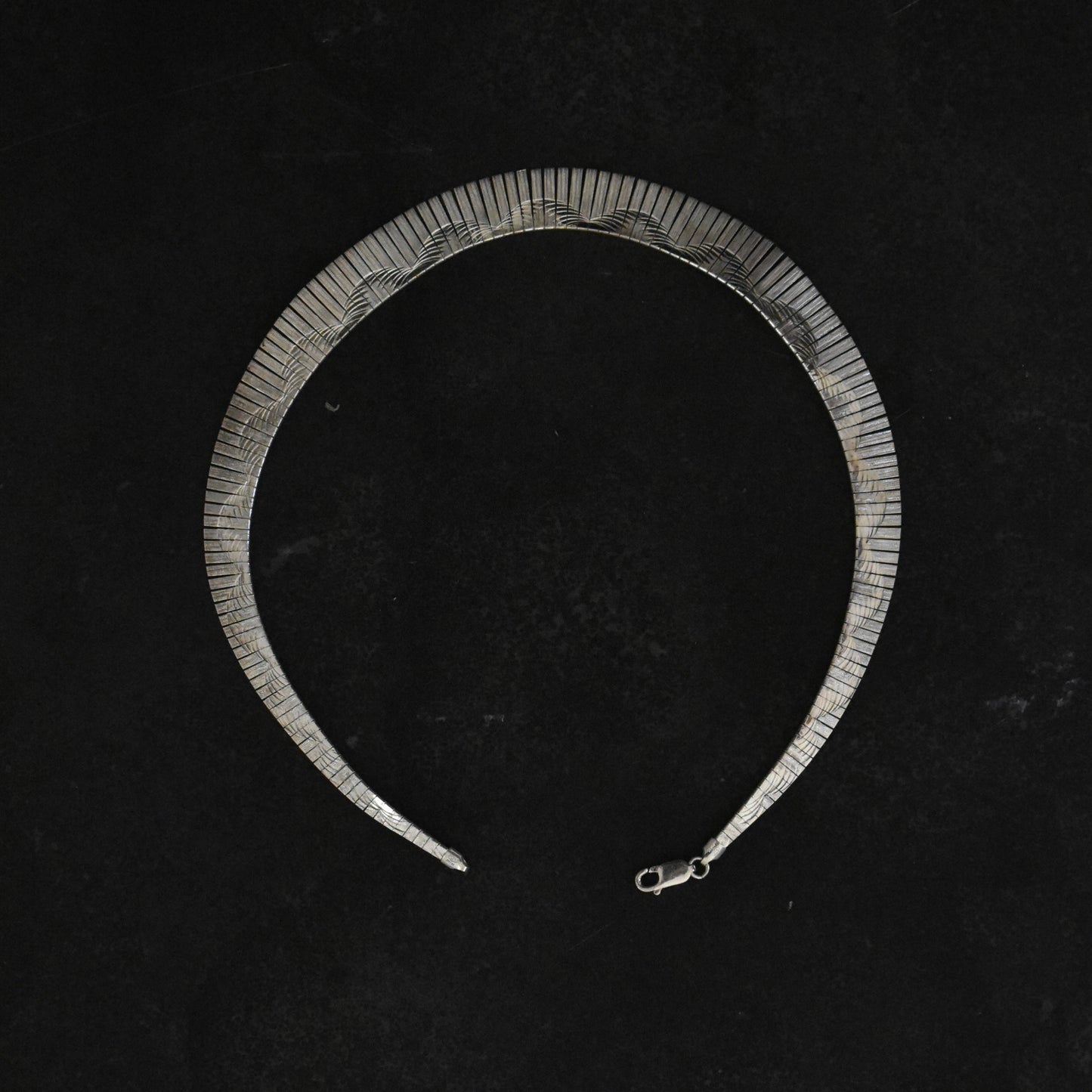 Vintage Milor Etched Collar Necklace