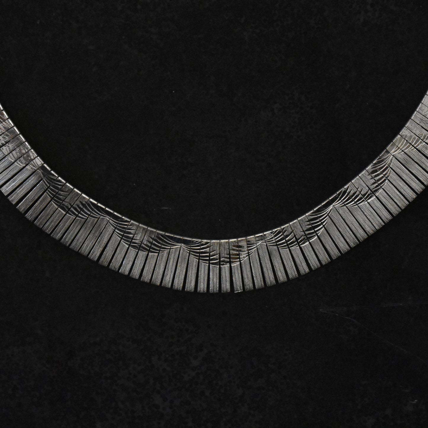 Vintage Milor Etched Collar Necklace