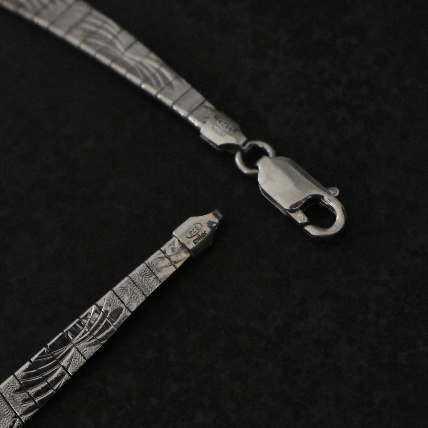Vintage Milor Etched Collar Necklace