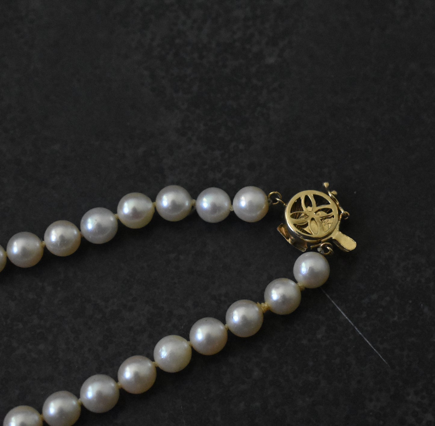 Vintage Cultured Pearl Necklace Strand