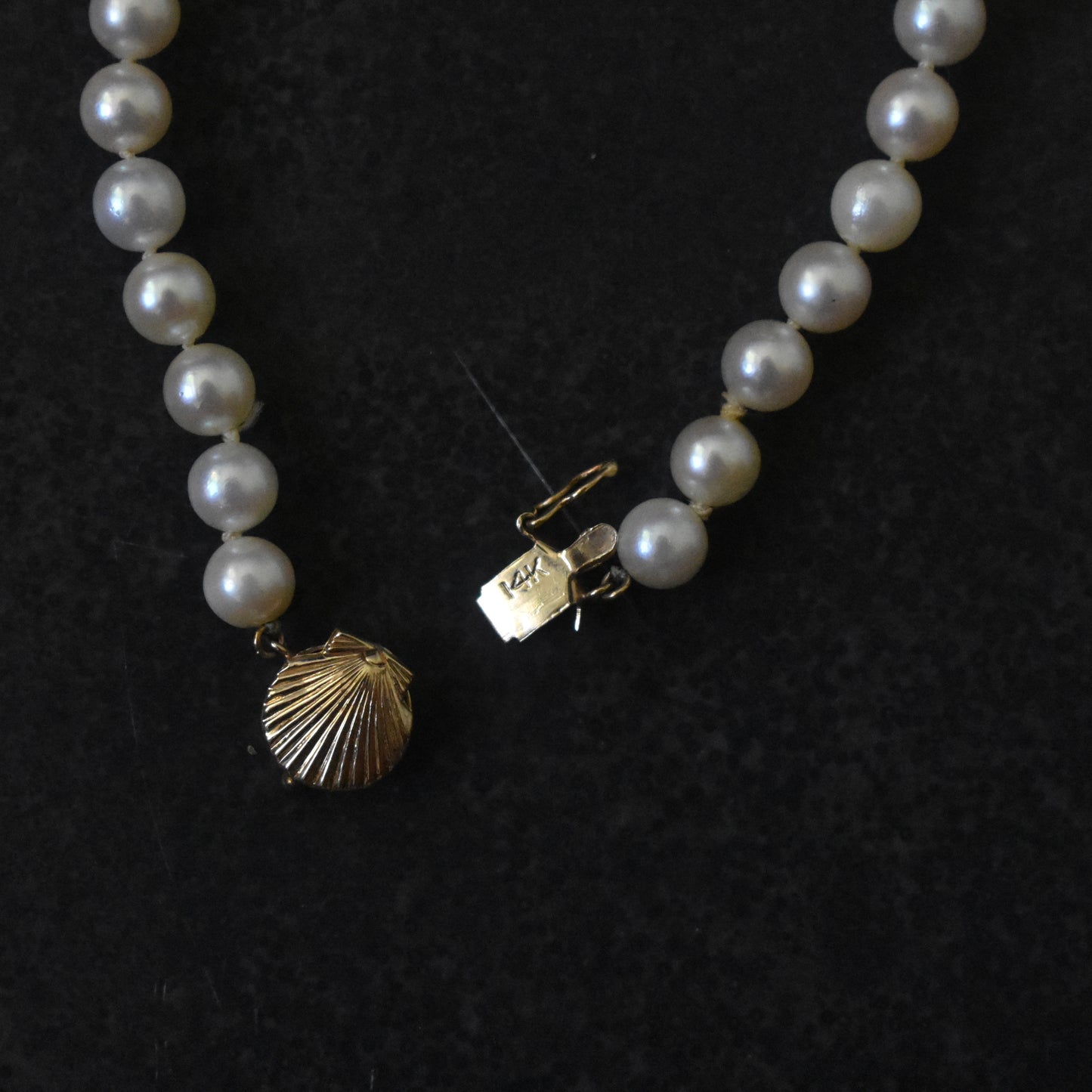 Vintage Cultured Pearl Necklace Strand
