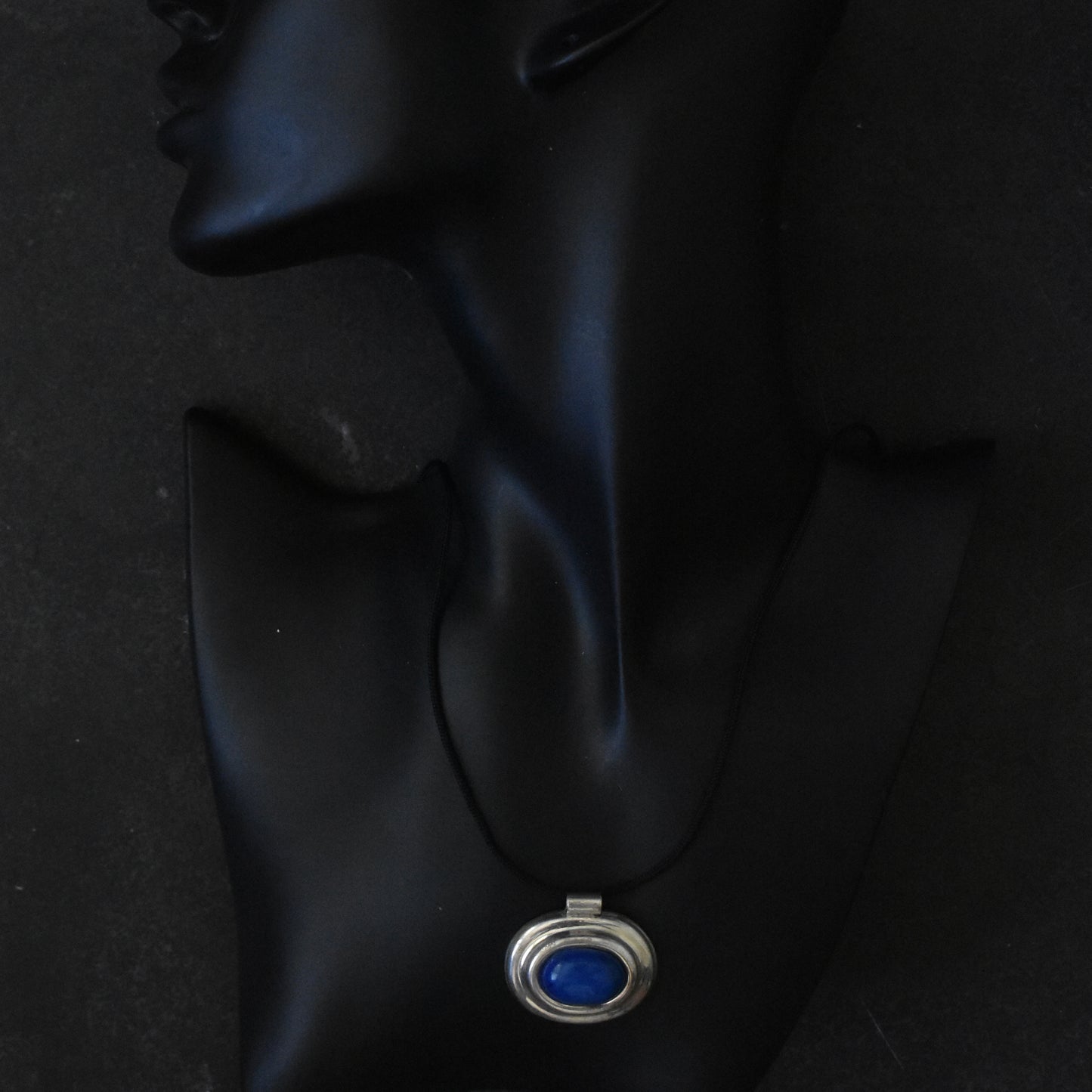 Vintage Sodalite Chunky Pendant
