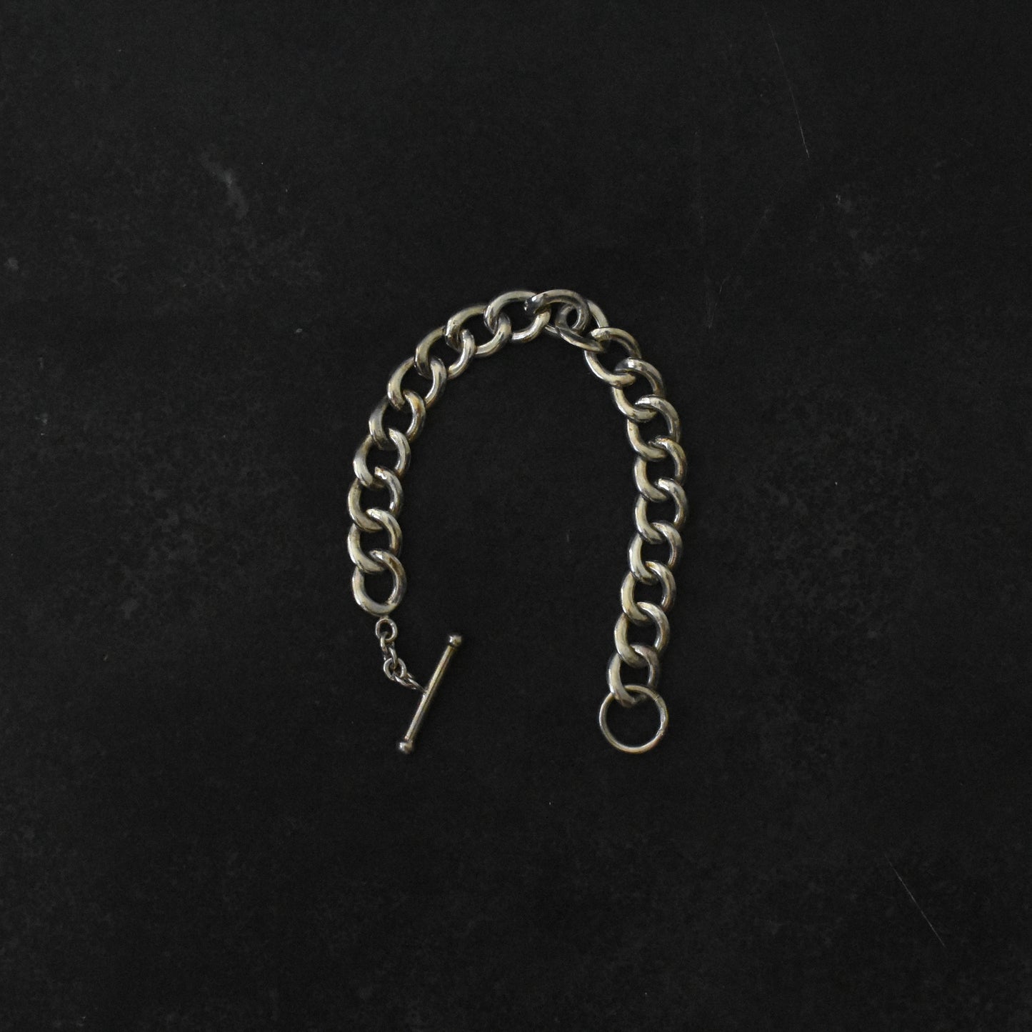 Curb Link Toggle Bracelet