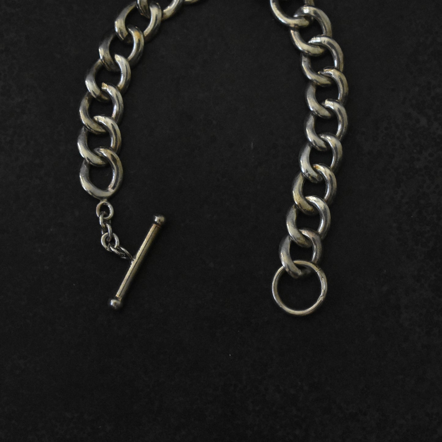 Curb Link Toggle Bracelet