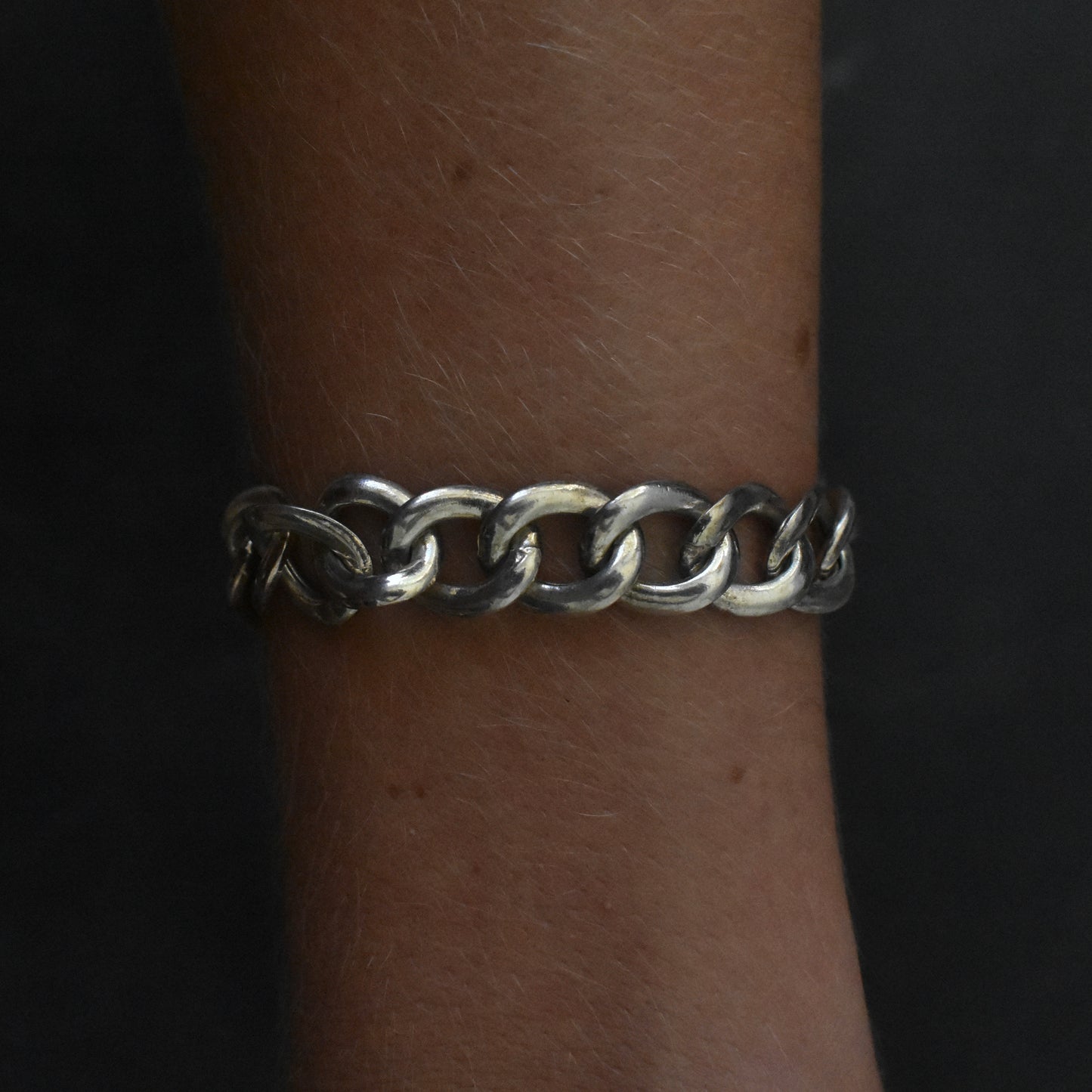 Curb Link Toggle Bracelet