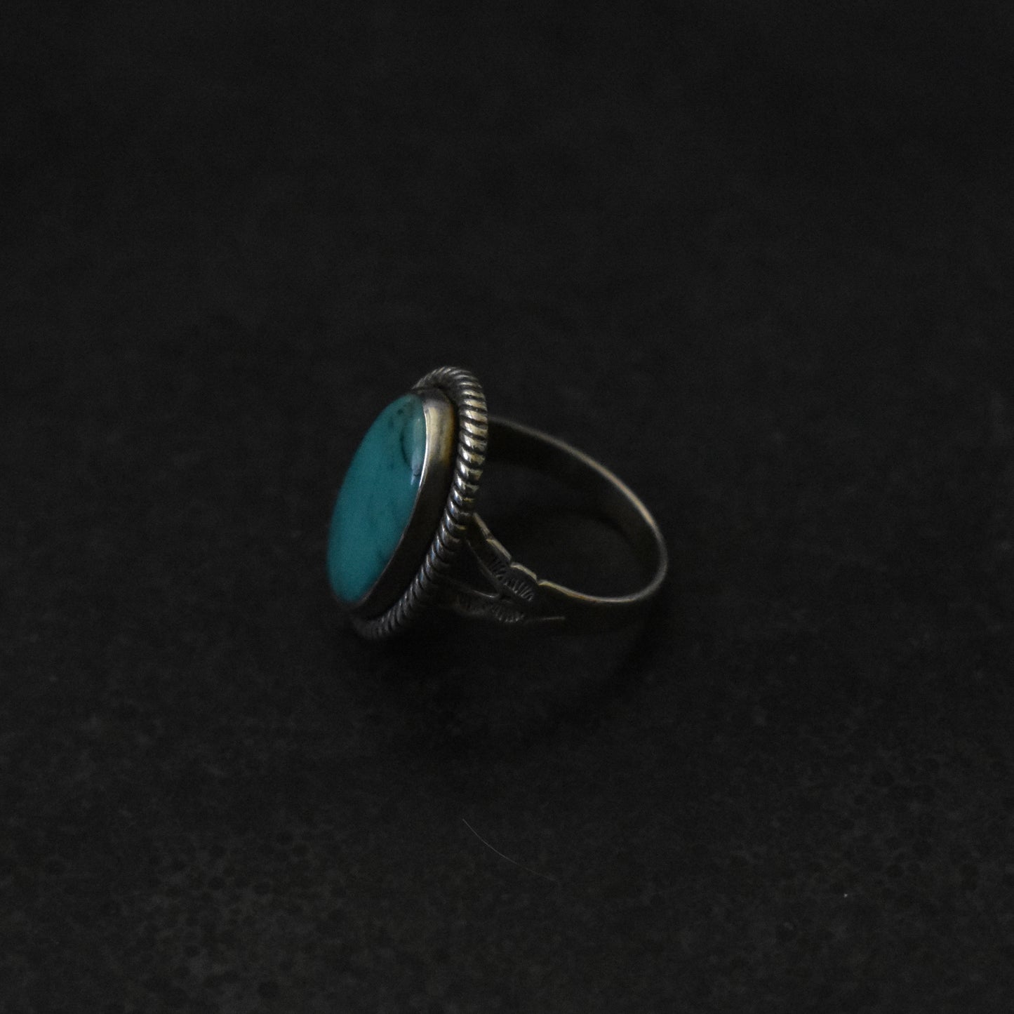 Navajo Oval Turquoise Ring