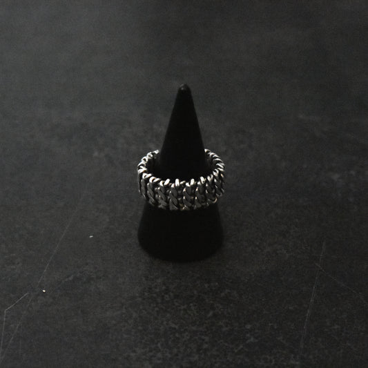 90s Wide Chain Link Band Ring