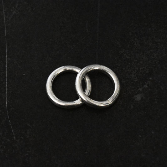 80s Double Rounded Stacking Rings