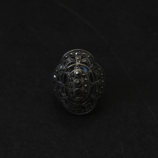 Vintage Marcasite Cocktail Ring