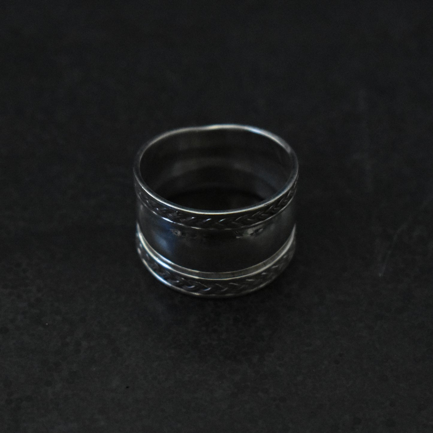 Vintage Braided Wide Cigar Ring