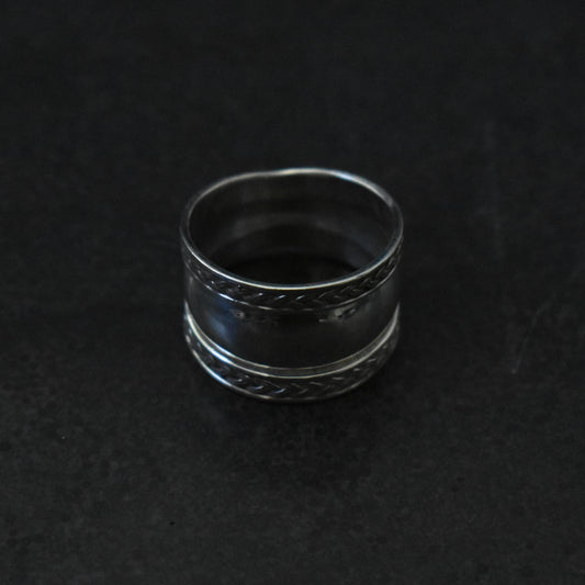 Vintage Braided Wide Cigar Ring