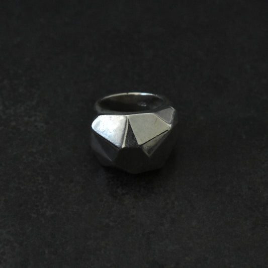 Vintage Chunky Faceted Ring